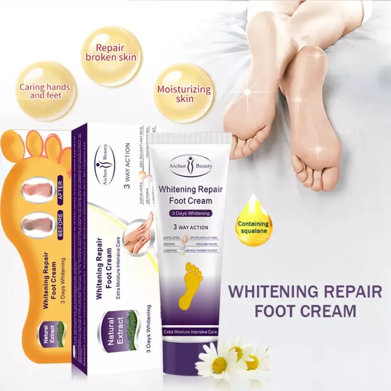 Aichun Beatuy Foot Care Repair Whitening Cream - AC221-1