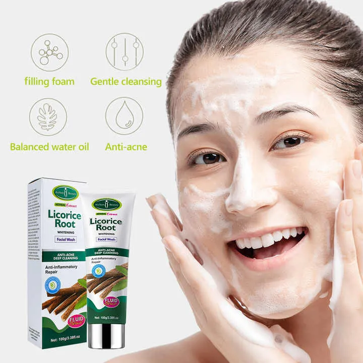 Aichun Beauty Licorice Root Whitening Facial Wash