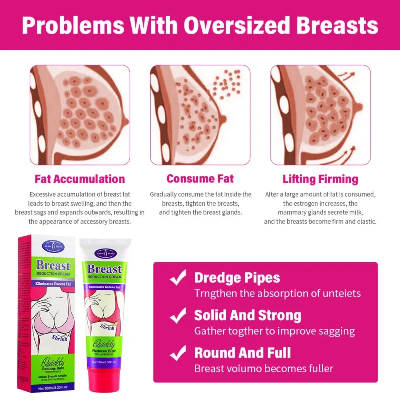 Aichun Beauty Reduce Breast Size Cream